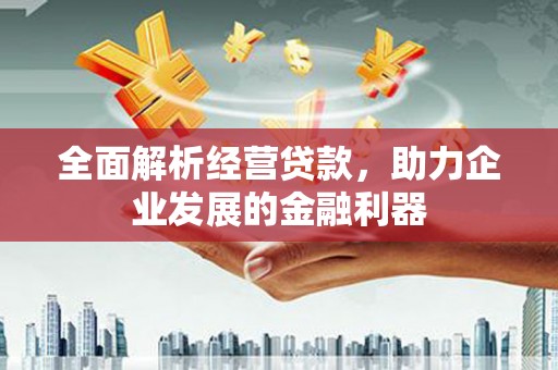 泗水全面解析经营贷款，助力企业发展的金融利器