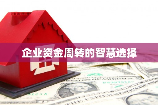 泗水企业资金周转的智慧选择