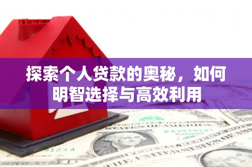 泗水探索个人贷款的奥秘，如何明智选择与高效利用