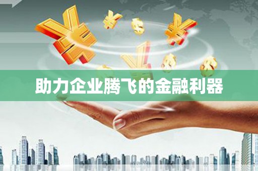 泗水助力企业腾飞的金融利器