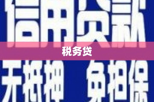 泗水税务贷