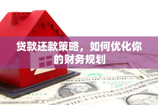 泗水贷款还款策略，如何优化你的财务规划