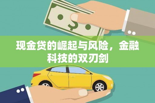 泗水现金贷的崛起与风险，金融科技的双刃剑