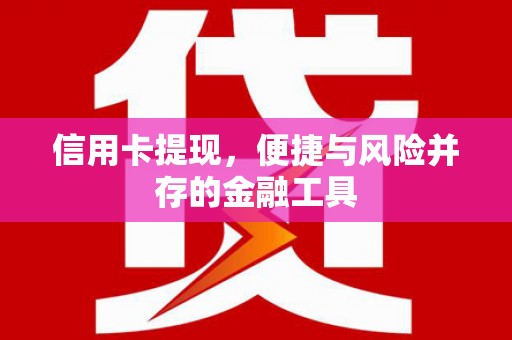 泗水信用卡提现，便捷与风险并存的金融工具