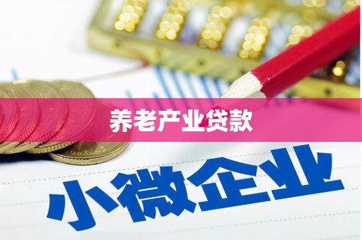 泗水养老产业贷款