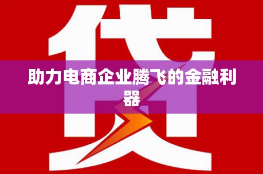 泗水助力电商企业腾飞的金融利器