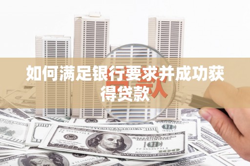 泗水如何满足银行要求并成功获得贷款